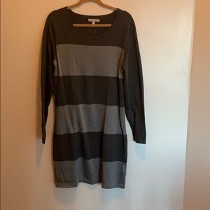 Gray Banana Republic Sweater Dress